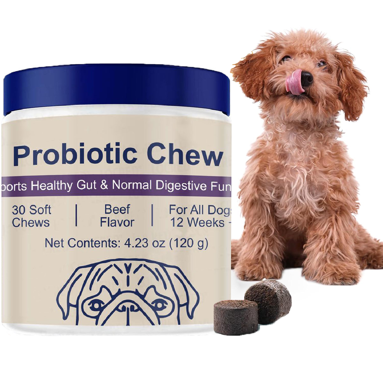 Digestive Enzyme Blend - Probiotics for Dog, Digestive Enzymes Gut