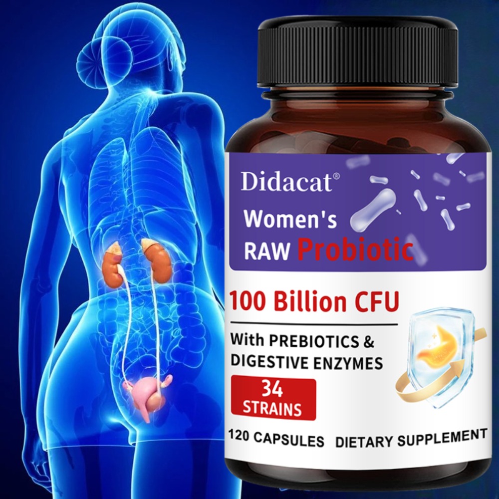 Probiotic 60 Billion - Women's Raw Probiotics 100 Billion CFU