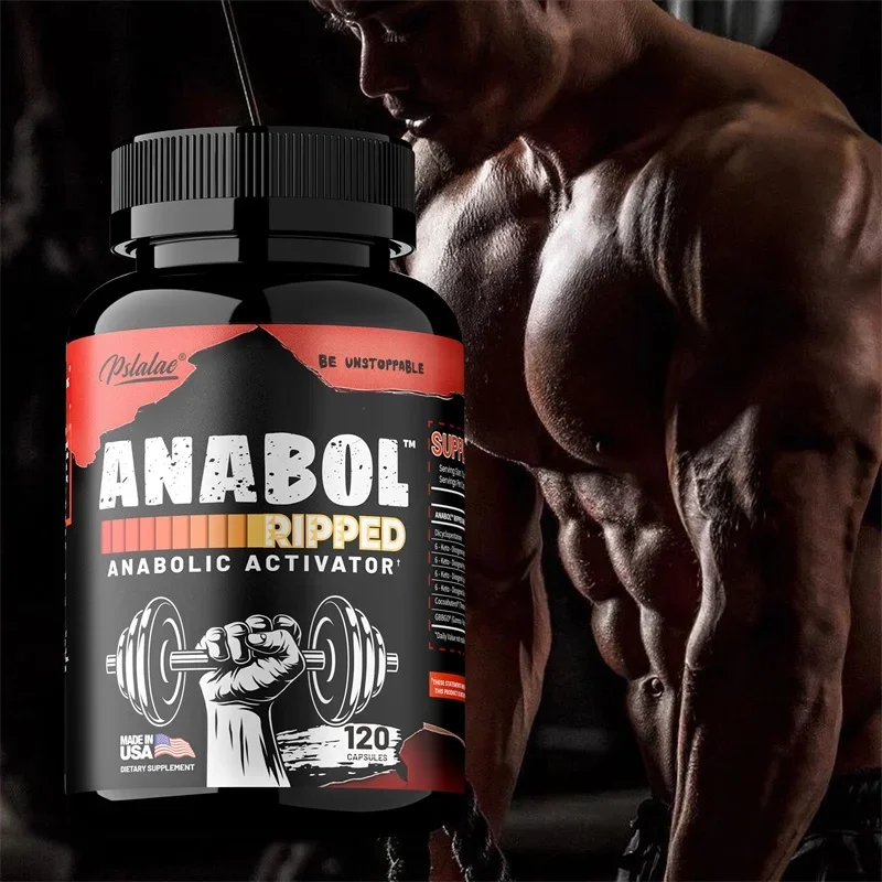 Pre Workout Supplement - Anabol Ripped Anabolic Muscle Builder Capsules