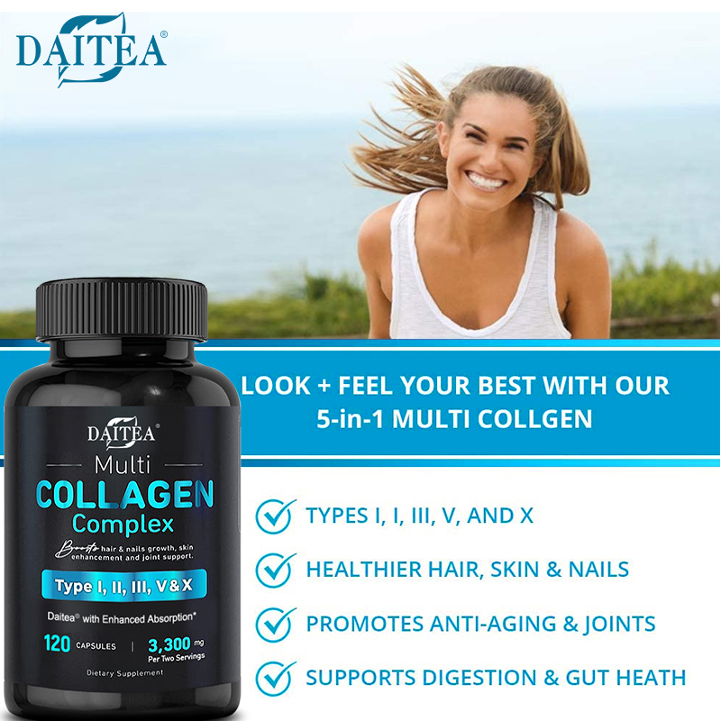 Multi Collagen Complex Capsule - Digestive Enzyme Blend บทวิจารณ์และราคา