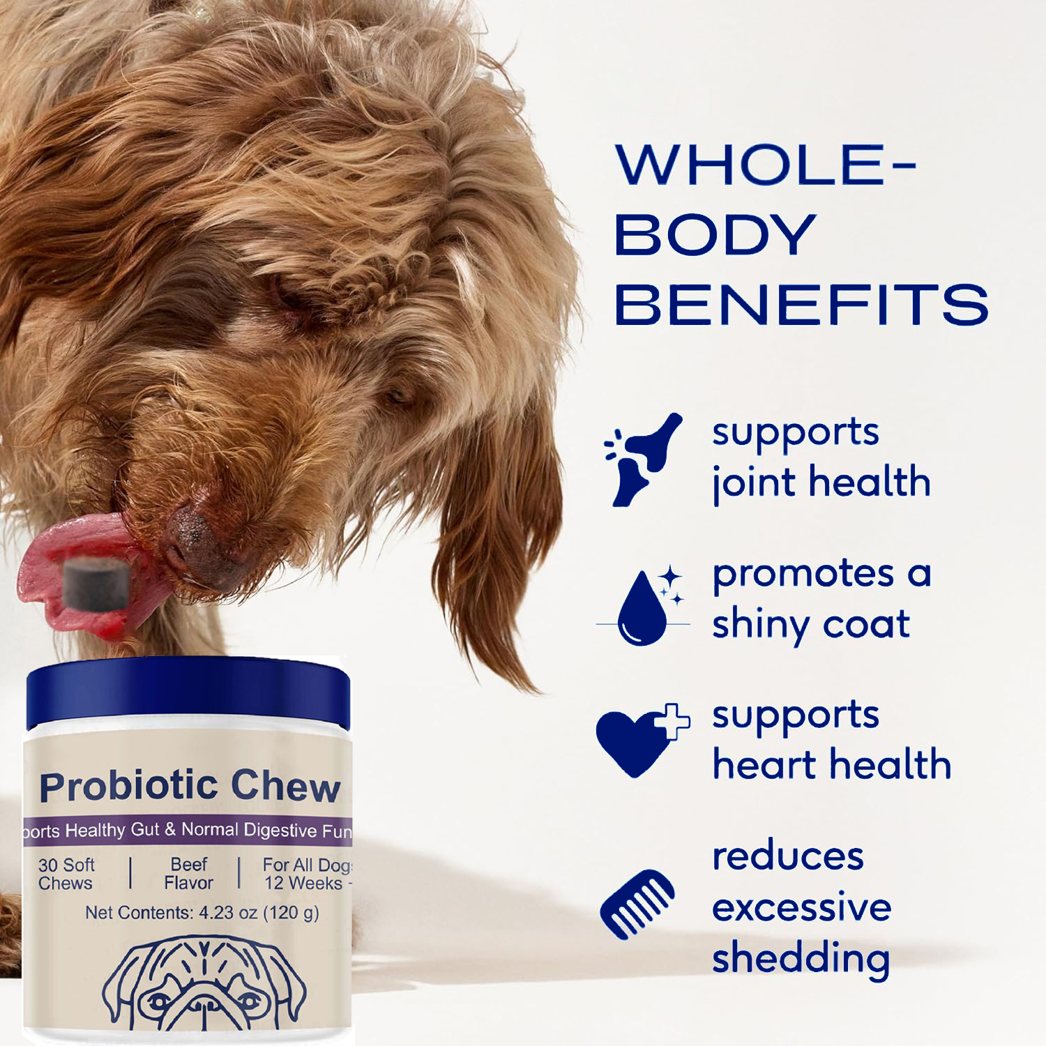Probiotics for Dog, Digestive  - Digestive Enzyme Blend บทวิจารณ์และราคา