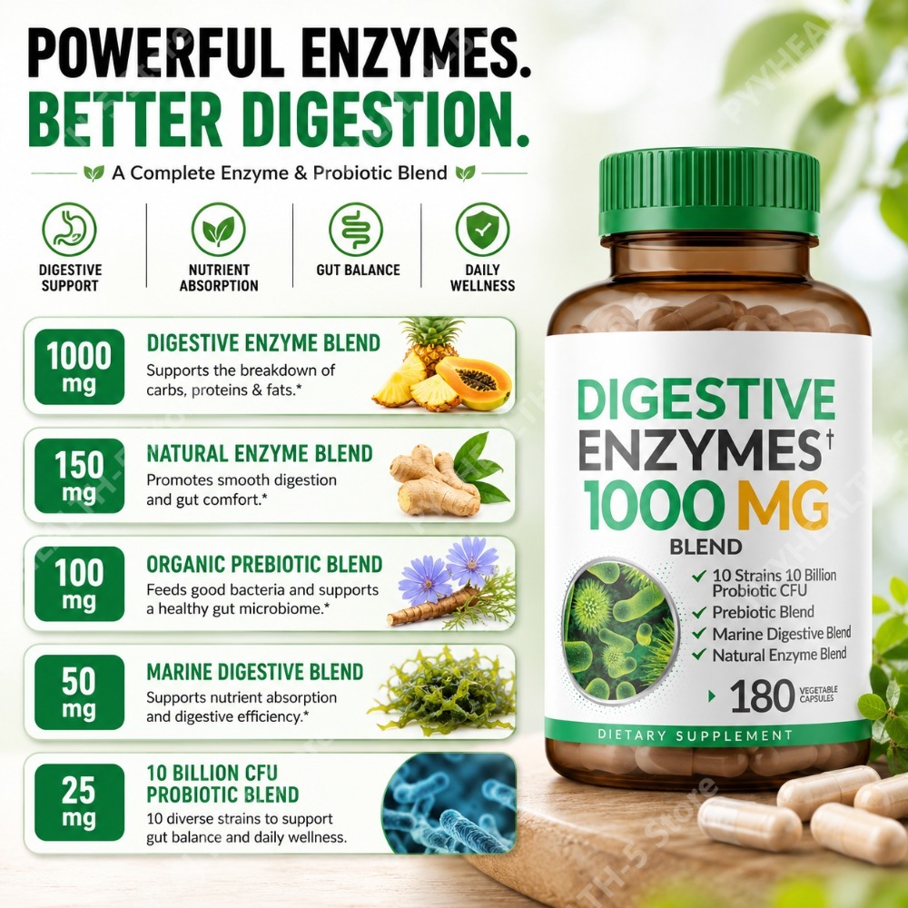 Digestive Enzyme Supplement 18 - Digestive Enzyme Blend บทวิจารณ์และราคา