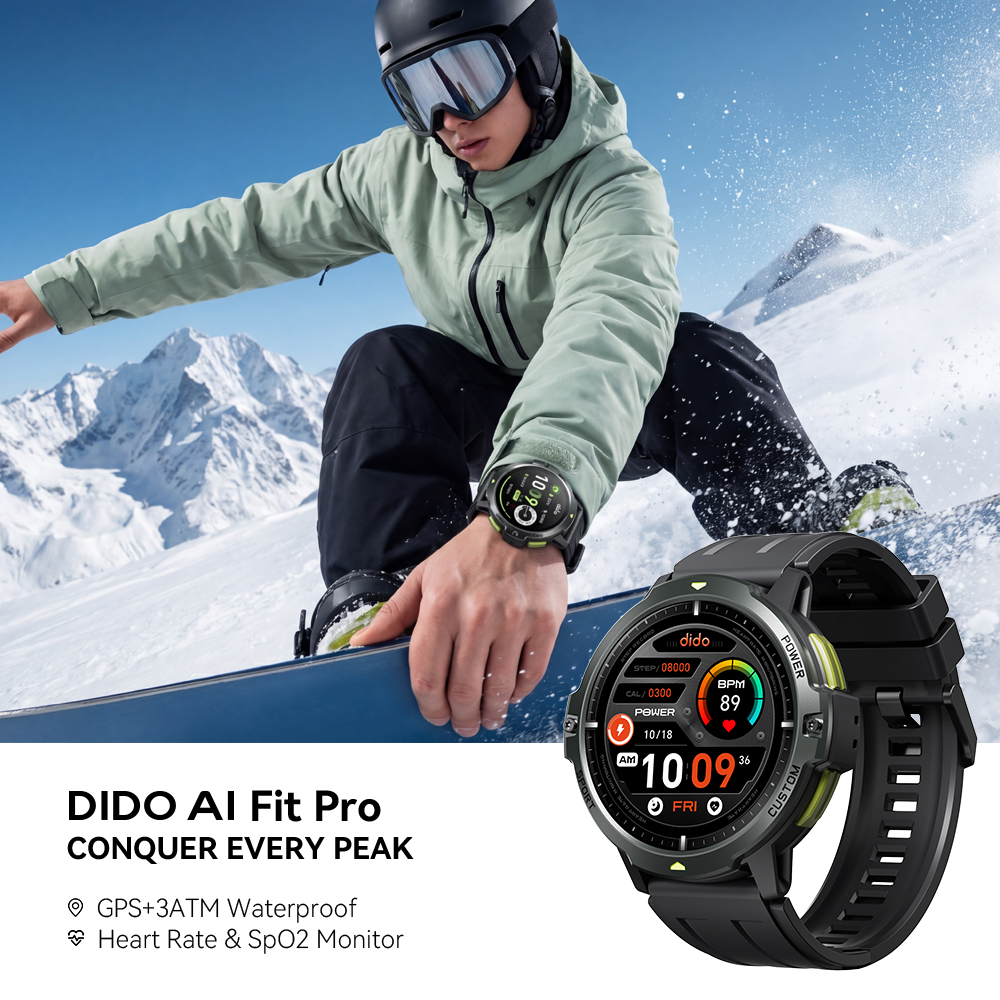 Dido AI Fit Pro GPS Smartwatch - Nutrition Gym บทวิจารณ์และราคา
