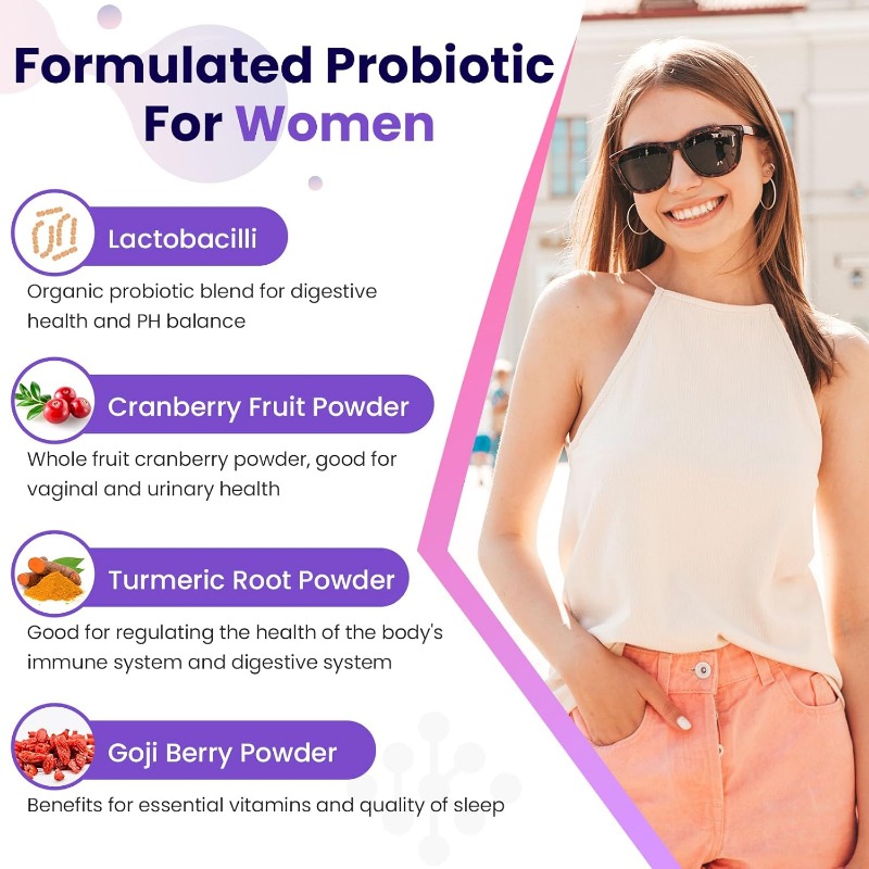 Female vaginal probiotics -300 - Probiotic 60 Billion บทวิจารณ์และราคา