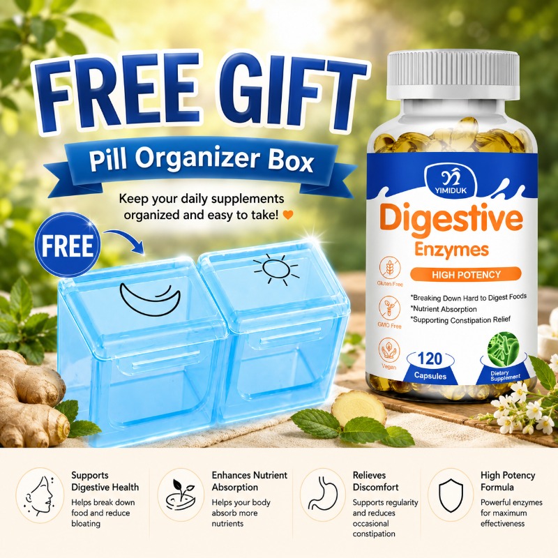 Organic Digestive Enzymes Caps - Digestive Enzyme Blend บทวิจารณ์และราคา