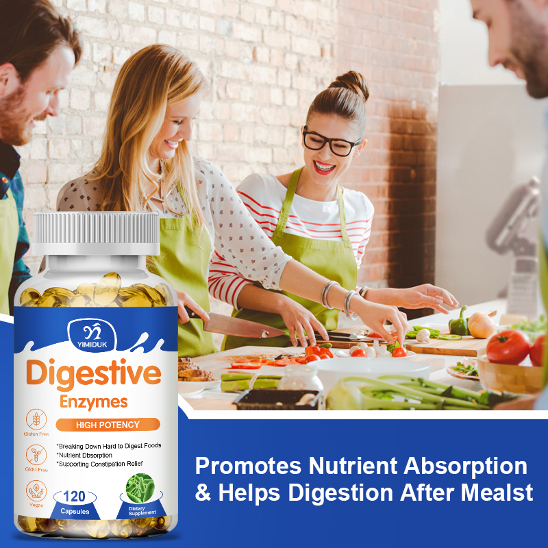 Organic Digestive Enzymes Caps - Digestive Enzyme Blend บทวิจารณ์และราคา