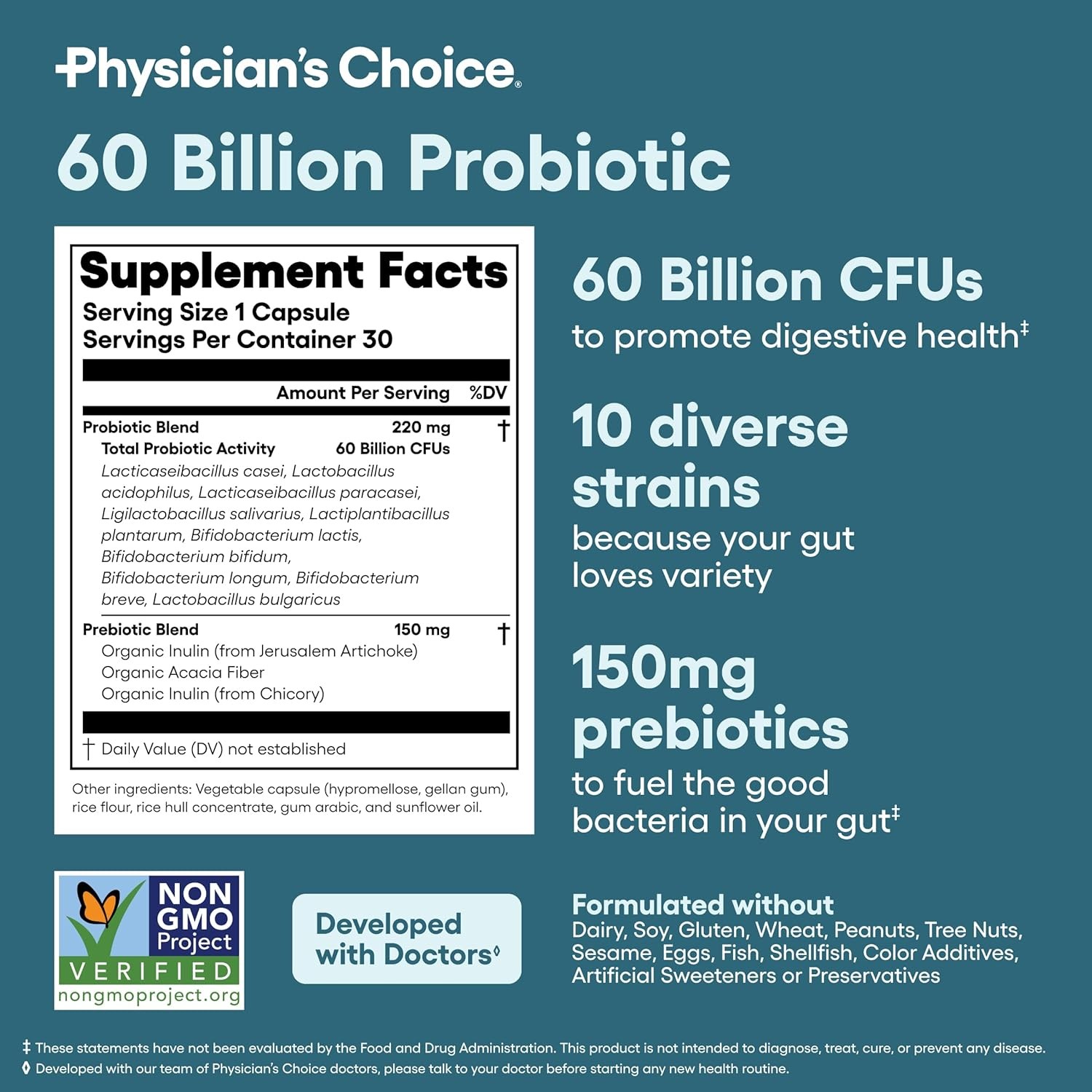 Probiotics 60 Billion CFU - Mu - Digestive Enzyme Blend บทวิจารณ์และราคา