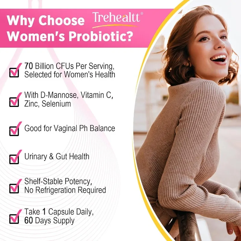 70 Billion CFU Vaginal Probiot - Probiotic 60 Billion บทวิจารณ์และราคา