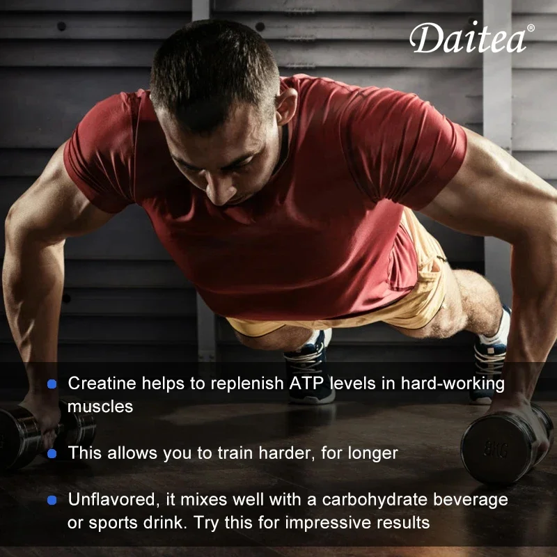Daitea Creatine 3000 mg Monohy - Pre Workout Supplement บทวิจารณ์และราคา