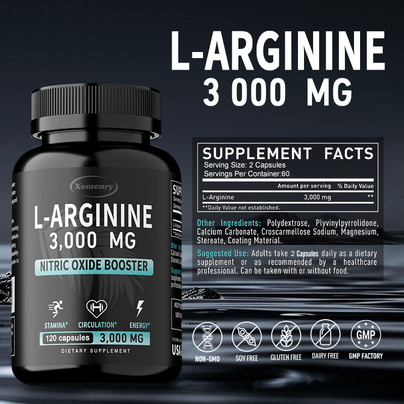 L-Arginine Capsules Supplement - Pre Workout Supplement บทวิจารณ์และราคา