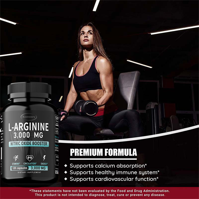 L-Arginine Capsules Supplement - Pre Workout Supplement บทวิจารณ์และราคา