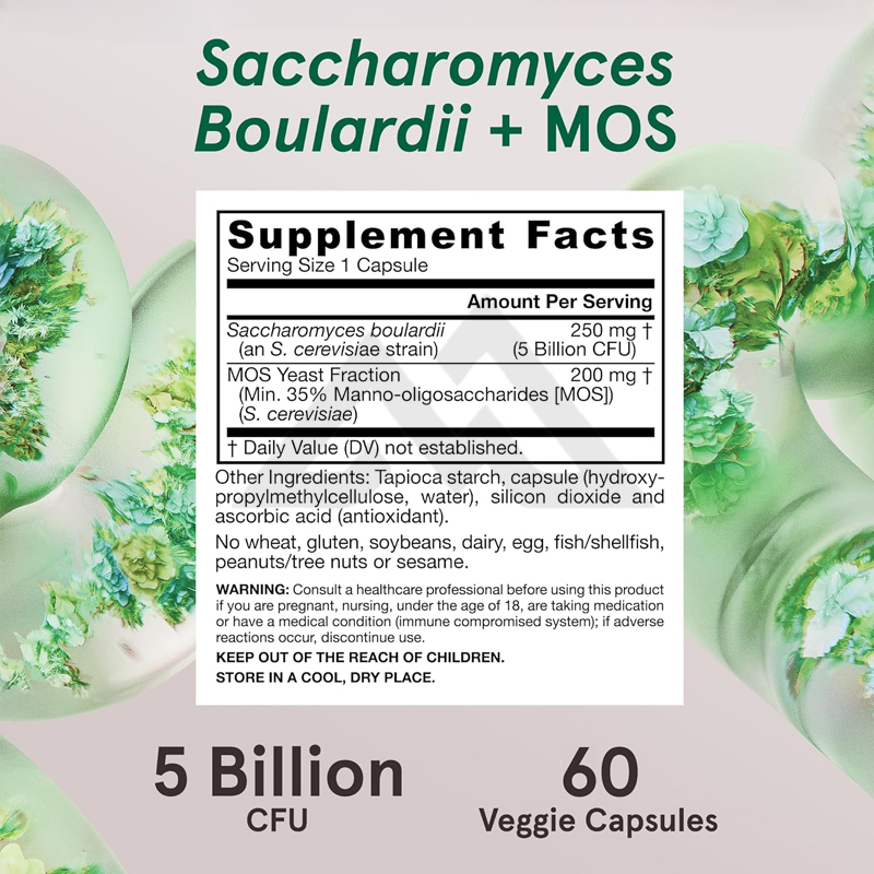 Probiotics+MOS 5 Billion Colon - Probiotic 60 Billion บทวิจารณ์และราคา