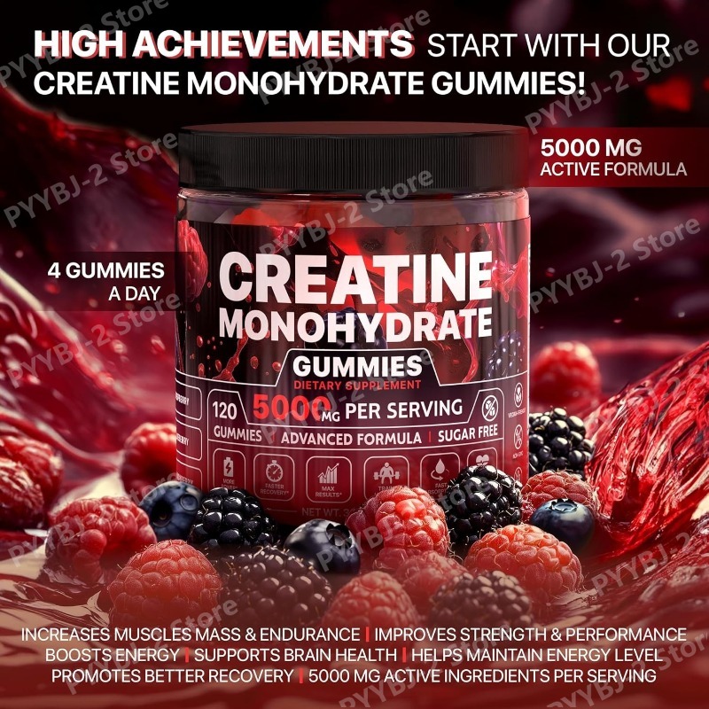 Creatine Monohydrate Gummies R - Pre Workout Supplement บทวิจารณ์และราคา