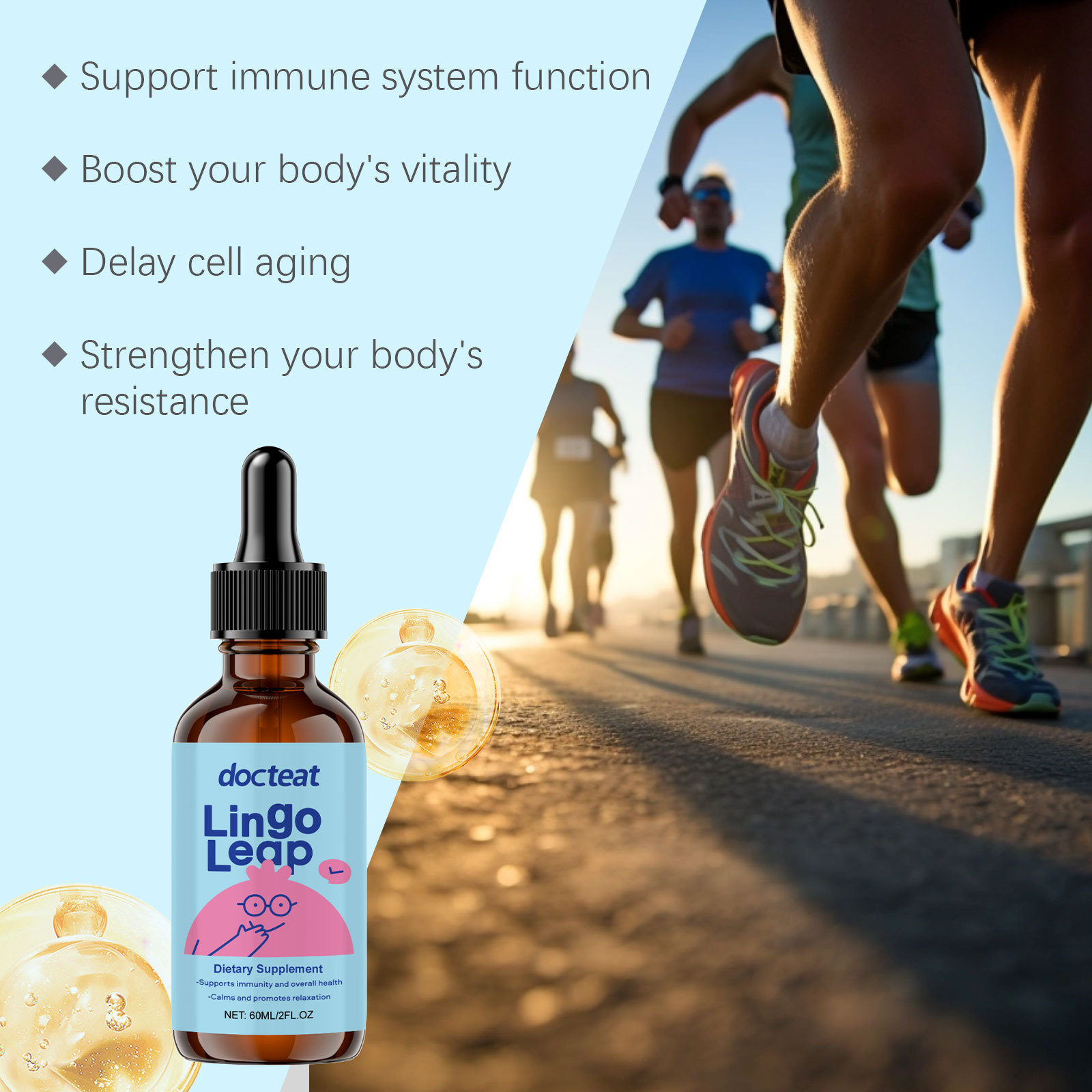 DOCTEAT Body Health Drops Impr - Nutrition Gym บทวิจารณ์และราคา